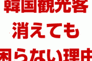 【拡散】韓国からの観光客が消えても日本は1ミリも困らない理由がこれだ！