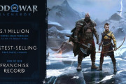 【祝】『ゴッド・オブ・ウォー ラグナロク』初週販売本数510万本を達成！「ラストオブアス2」を超えてPSファーストパーティタイトル史上最速の記録に