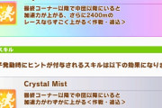 【ウマ娘】最近スキルに色々条件つけてるけど、時既にお寿司感あるよね。