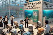 【無料配布ではありません】北海道の水族館で無料貸し出しベビーカーの盗難被害相次ぎ発生へ