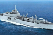 フランス海軍の次世代補給艦シュバリエ級「BRF」の建造スタート！