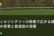 南部杯 ウィルソンテソーロ敗戦で広がる疑問の背景と能力の衰えの指摘