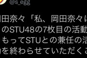 【速報】岡田奈々STU48兼任解除