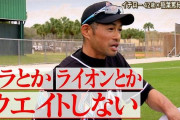 イチロー「トラとかライオンはウエイトしない」←これ