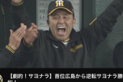 【悲報】阪神タイガース、首位独走…