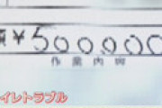 【画像】 「モーニングショー」 トイレ修理「基本料金780円」 ⇒ 実際の請求「50万円」　業者はサイト削除で逃亡