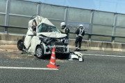 【朗報】軽自動車、こんな事故でも運転手は無事な模様