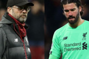【プレミアリーグ】リバプールにピンチ！　守護神アリソンの2試合欠場をクロップ監督が明言「現時点でアウト」