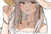 【FGO】夏のドゥルガーイラスト！！　麦わら帽子が可愛いですね！！