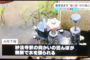 撮り鉄「電車が田んぼの水で映えるといいな」と勝手に水路ひらいて水を入れてしまう