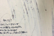 【画像】トイレで変な落書き見つけたｗｗｗｗｗｗｗｗ