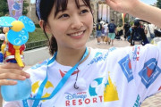 原田アナ、またびしょ濡れに