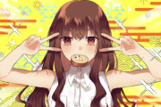 【FGO】ロールケーキ咥えてダブルピースするザビ子さん！！　可愛すぎなんだよなぁ！！