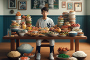 【衝撃画像】大谷翔平くん(16)の食事量ｗ