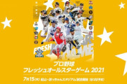 「フレッシュオールスター2021」推薦選手にカープ小林、玉村、石原、持丸、韮澤、矢野、宇草、木下