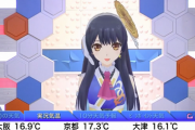 【動画】ウェザーニュース界隈のファン層、Vtuberの3次元バージョンみたいになってしまうｗｗｗ