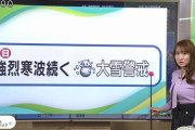 【朗報】気象予報士さんのニットwww