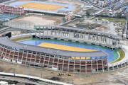 《滋賀県彦根市》J空白県に1.5万人収容、サブトラ付きの立派な陸上競技場が誕生