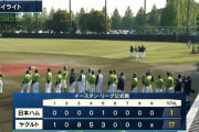 【二軍試合結果】ヤクルト１７－１日ハム　打線爆発快勝！