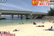 沖縄に来た東京都民、ビーチを満喫「溜まっています。ちょっと羽目を外してみようかと｣[7/24]