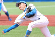 サブマリン渡辺向輝投手（東京大学4年）「プロ志望です。諦めてませんよ」