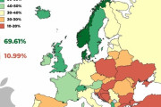ヨーロッパのiPhone普及率、国ごとの差が激しすぎる
