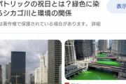 【悲報】環境団体が抗議のために川に撒いた塗料、川の魚を大量死させる