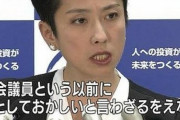 【動画あり】記者の質問にブチギレた蓮舫さん、顔がヤバすぎると話題に