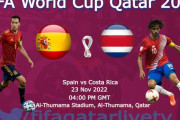 ◆W杯◆E組1節 スペイン×コスタリカ 容赦ないスペイン後半も4得点、炭鉱スコアでコスタリカ粉砕 #ESPCRC