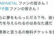 【BABYMETAL】ベビメタもホリエモン新党応援してる