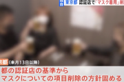 【速報】来月から飲食店の「マスク着用のお願い」が消える