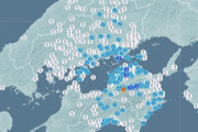 地震 徳島県北部 Ｍ4.1 予想最大震度3