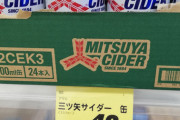 【画像】うちの近所のスーパーの三つ矢サイダー500ml安すぎない？