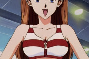 エヴァのアスカさん、TENGAみたいな水着を着てしまう