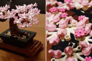 外国人「レゴの盆栽を作ってみたら意外なものが桜だったよ」