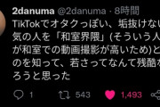 【悲報】TikTok界における女版チー牛の呼称は「和室界隈」らしい…