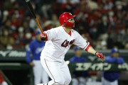 カープ松山、代打2点タイムリーツーベース！野間タイムリーで2点差まで追い上げる！！