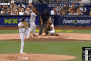 ダルビッシュ、ハーパーにソロホームランを浴びて4回に先制を許す