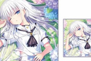 「Summer Pockets REFLECTION BLUE しろはのおひるねWスエードタペストリー＆クリーナークロスセット」予約開始！眠そうにしてるしろはの様子が描かれているぞ