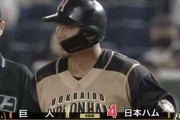 【vs巨人】日ハム中田、リードを3点に広げる貴重なタイムリー！