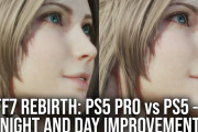 【驚愕】『FF7 リバース』PS5とPS5Proでの比較映像！！