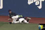 【ヤクルト】サンタナと太田が守備で交錯・・・