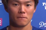 【強烈ピッチャー返し】ドジャース山本投手「気づいたらボールが目の前にあったので・・・たまたま反応できた」