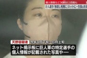 【悲報】元保険会社の女（27）、巨人軍の選手に殺害予告をして逮捕「惨殺し死刑にします」