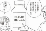 【悲報】漫画家さん「砂糖は『化学方程式』で表せるから食べ物ではない」