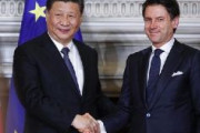 【中国】　イタリアの離脱検討にいら立ち　一帯一路、「米国の圧力」批判