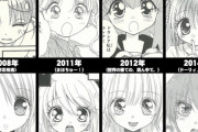 少女漫画家さん、41年で絵柄が変わりすぎてしまうｗｗｗ