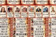 ワンピースの人気投票、11位に謎のキャラがランクインする…