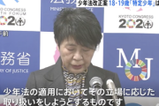【話題】少年法、ついに改正へ　18歳と19歳は「特定少年」で厳罰化→写真実名公開もありに