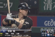中田翔さん　打率.238 出塁率.318